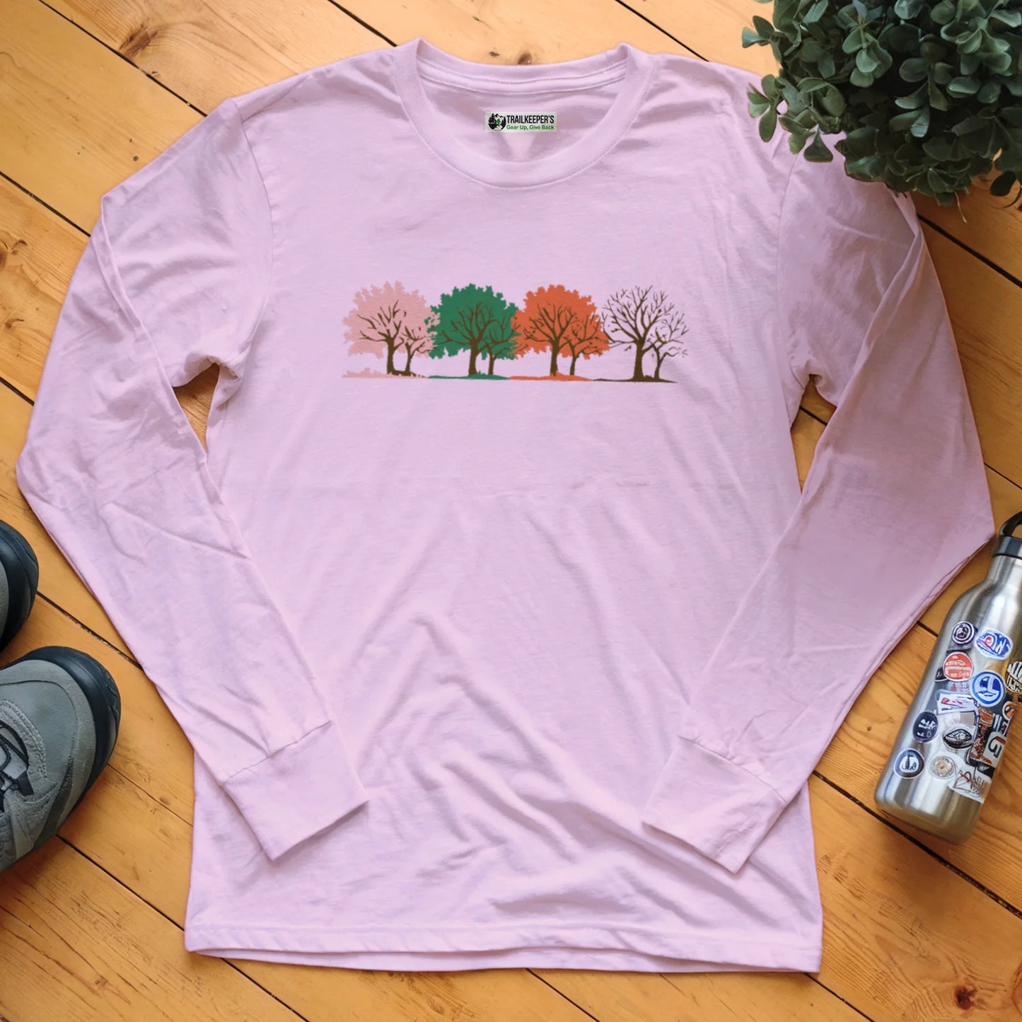 4 Seasons Trees Long Sleeve T-Shirt