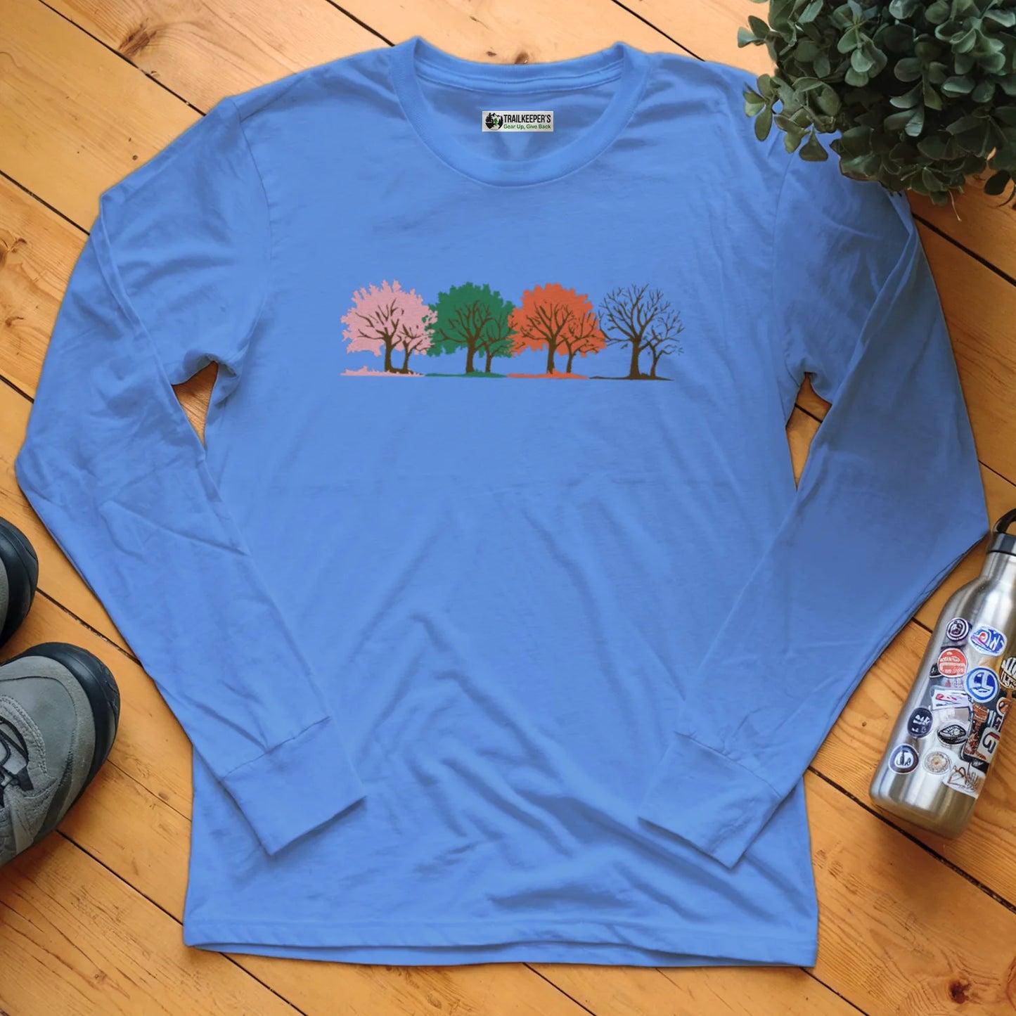 4 Seasons Trees Long Sleeve T-Shirt