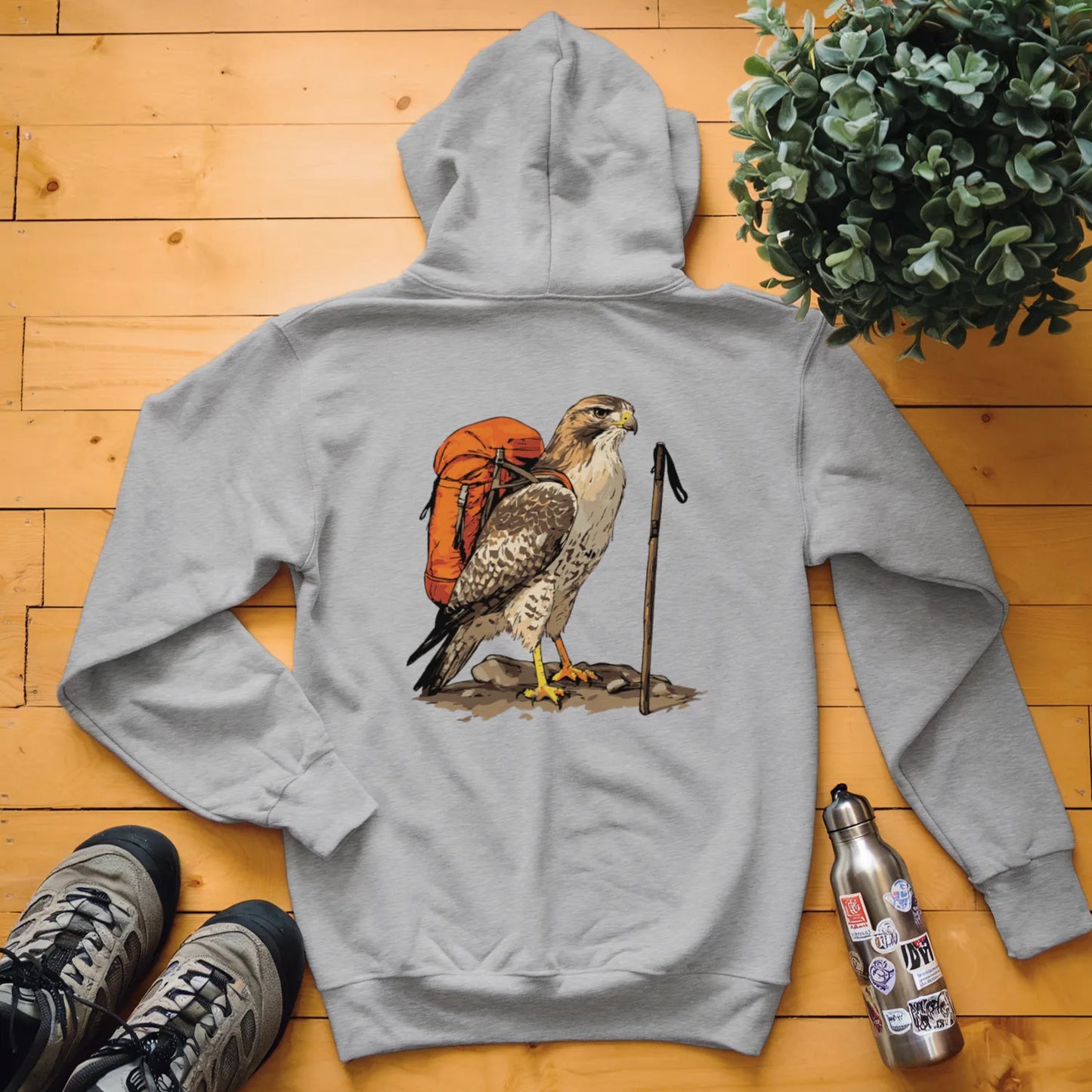 Alaskan Red-tailed Hawk Hoodie