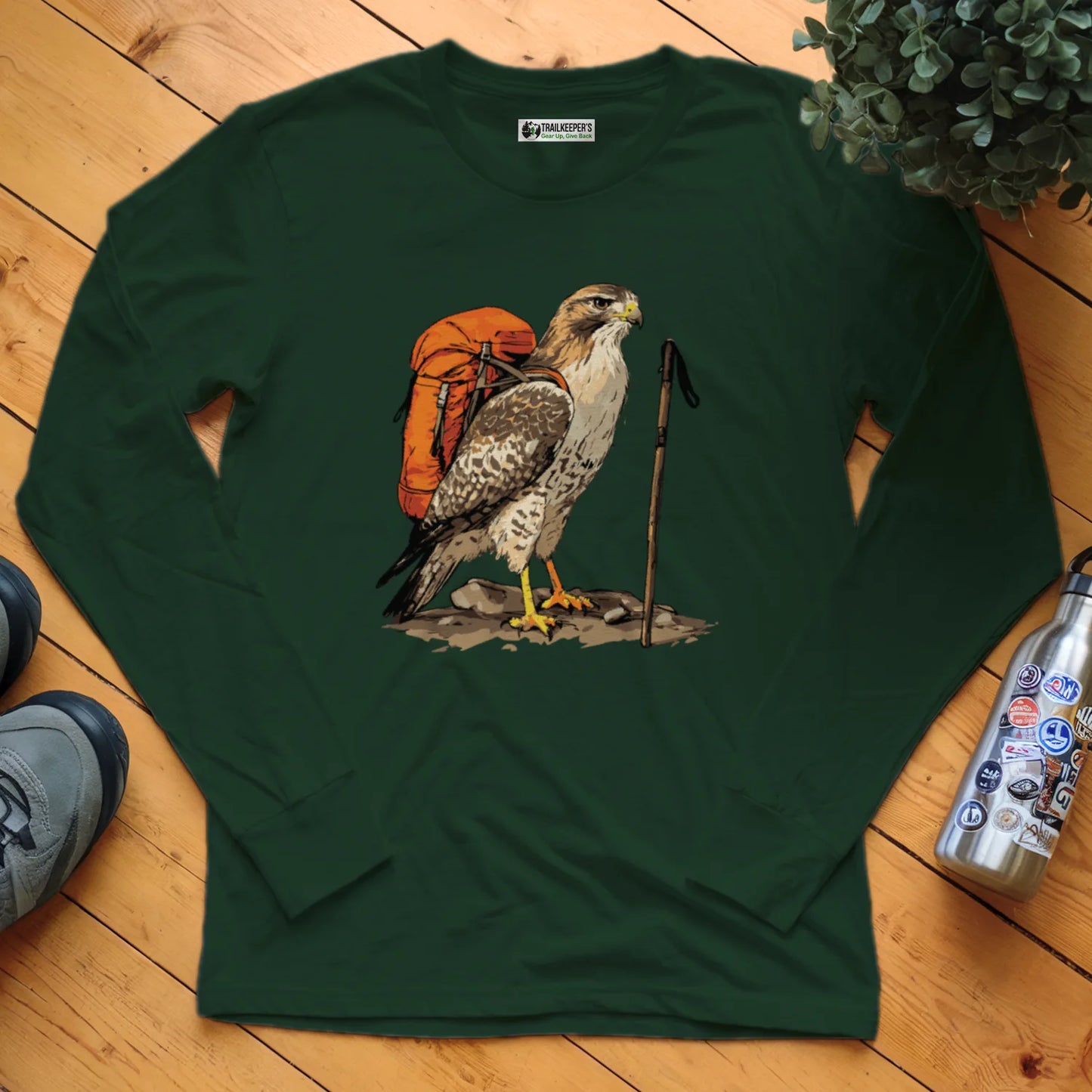Alaskan Red-tailed Hawk Long Sleeve T-Shirt
