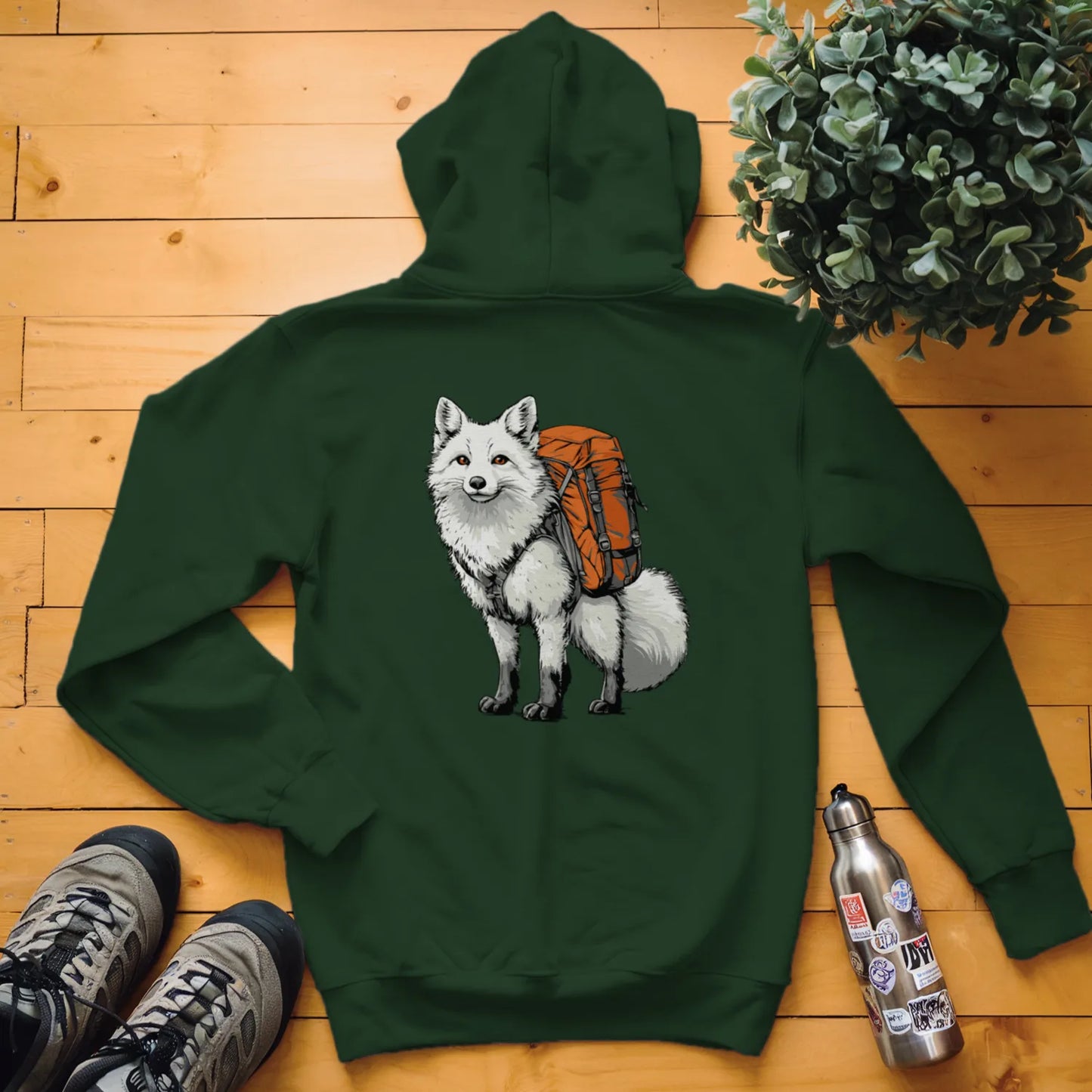 Arctic Fox Backpacker Hoodie