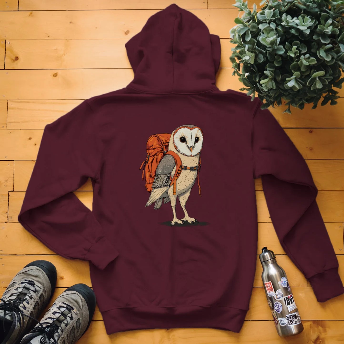 Barn Owl Backpacker Hoodie
