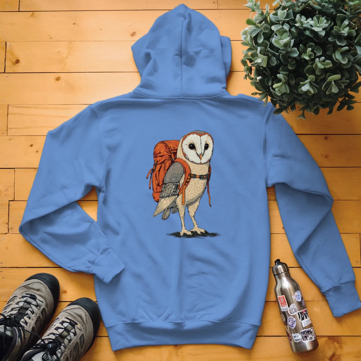 Barn Owl Backpacker Hoodie