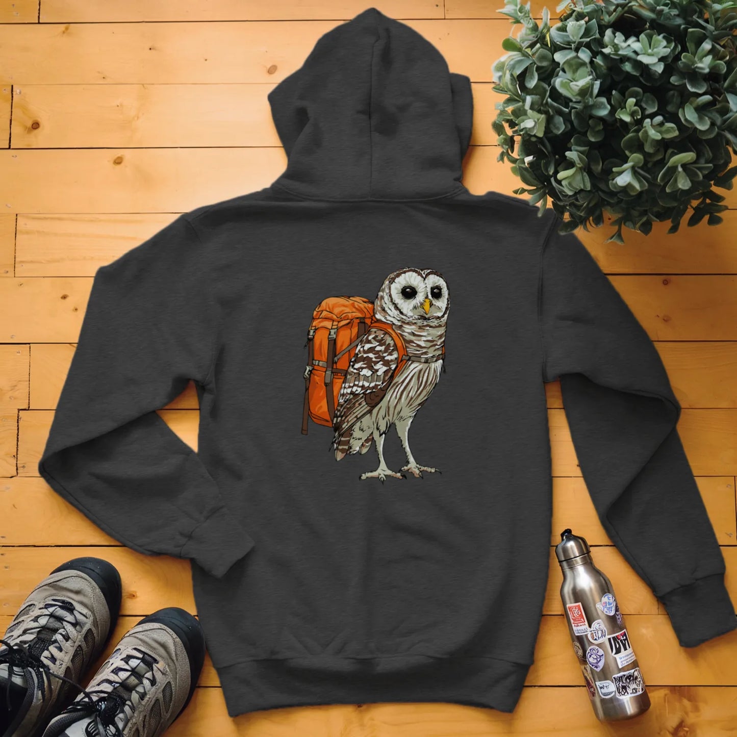 Barred Owl Backpacker Hoodie