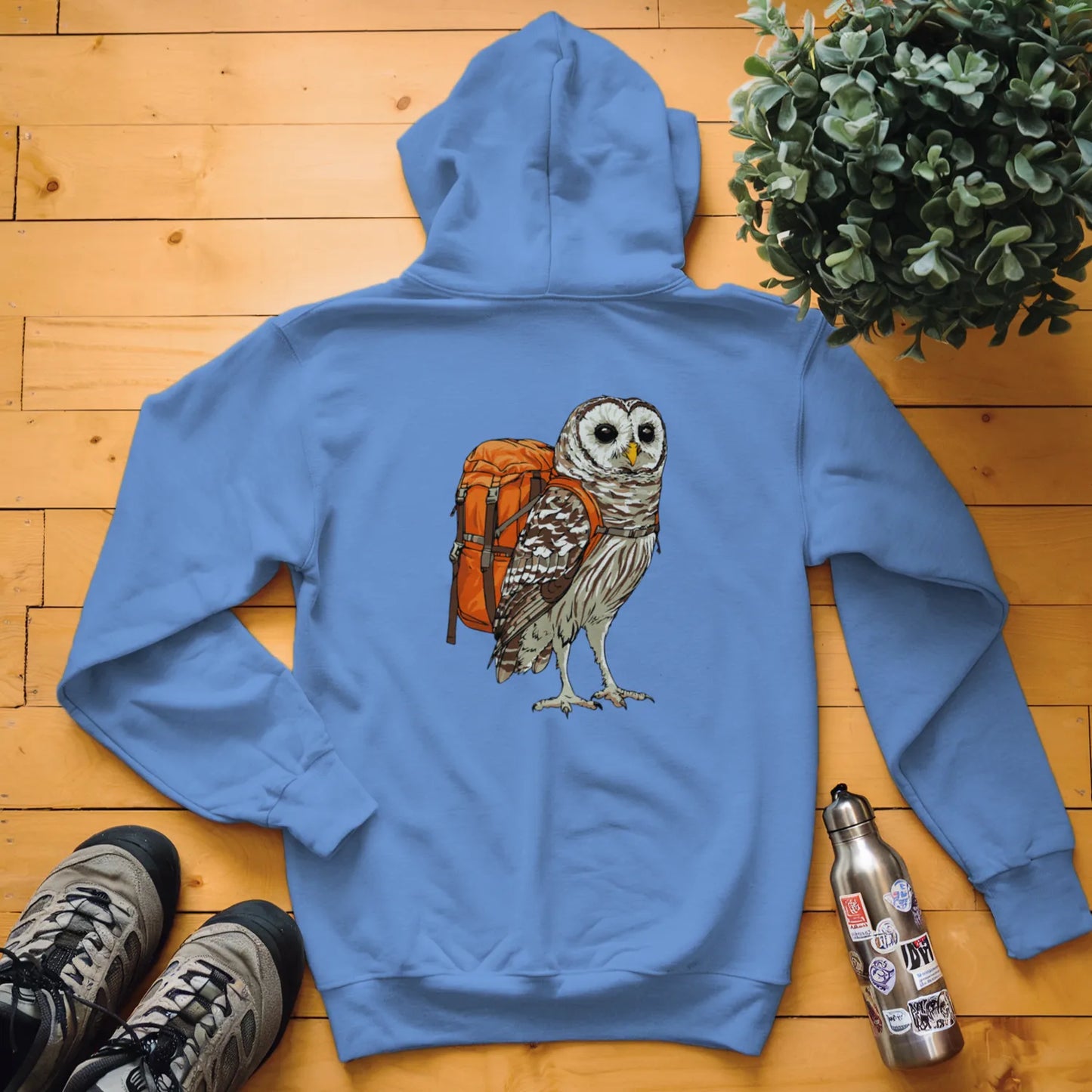 Barred Owl Backpacker Hoodie
