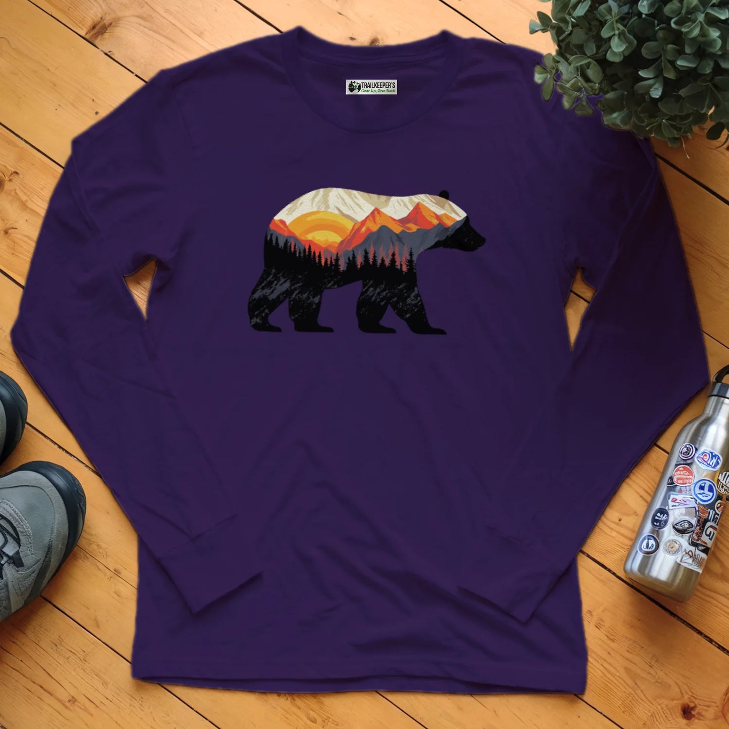 Bear Mountain Scenery Long Sleeve T-Shirt