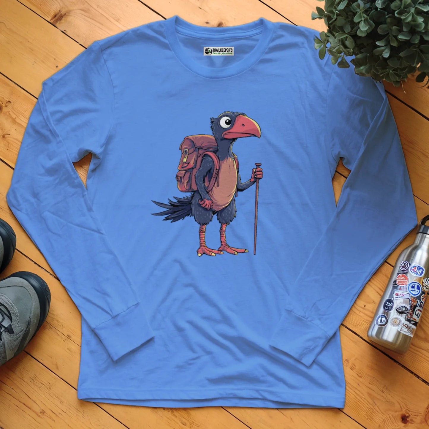 Bird Backpacker Long Sleeve T-Shirt