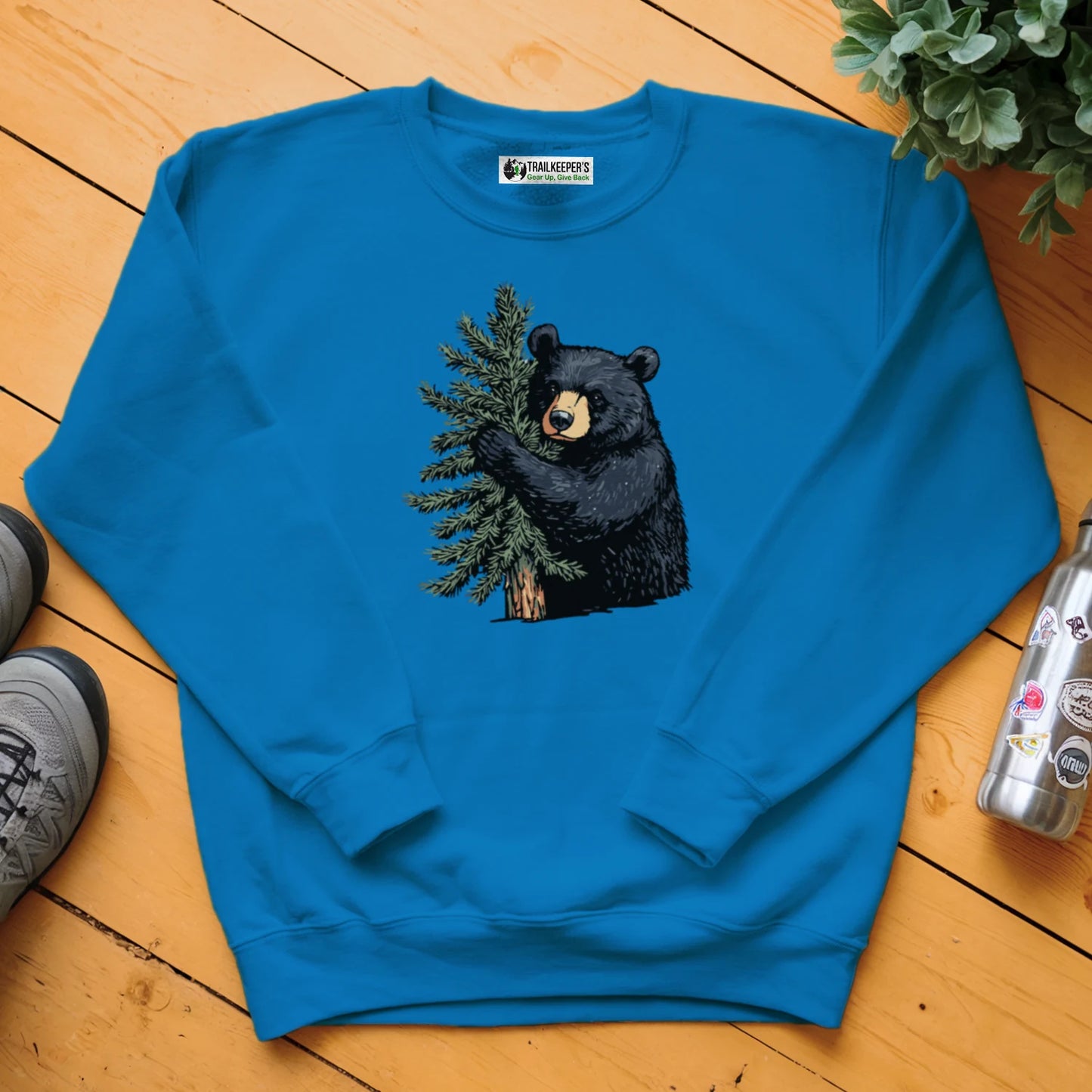 Black Bear Tree Hugger Sweatshirt