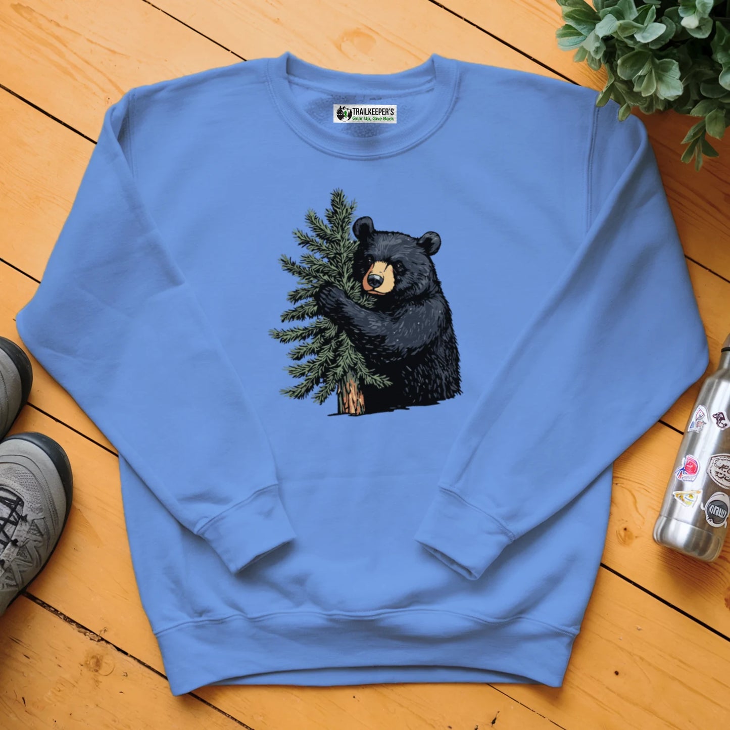 Black Bear Tree Hugger Sweatshirt