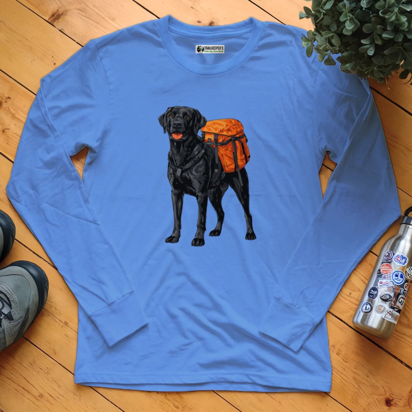 Black Lab Backpacker Long Sleeve T-Shirt