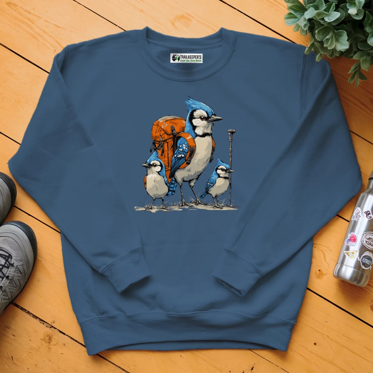 Blue Jay Backpacker Family Sweatshirt