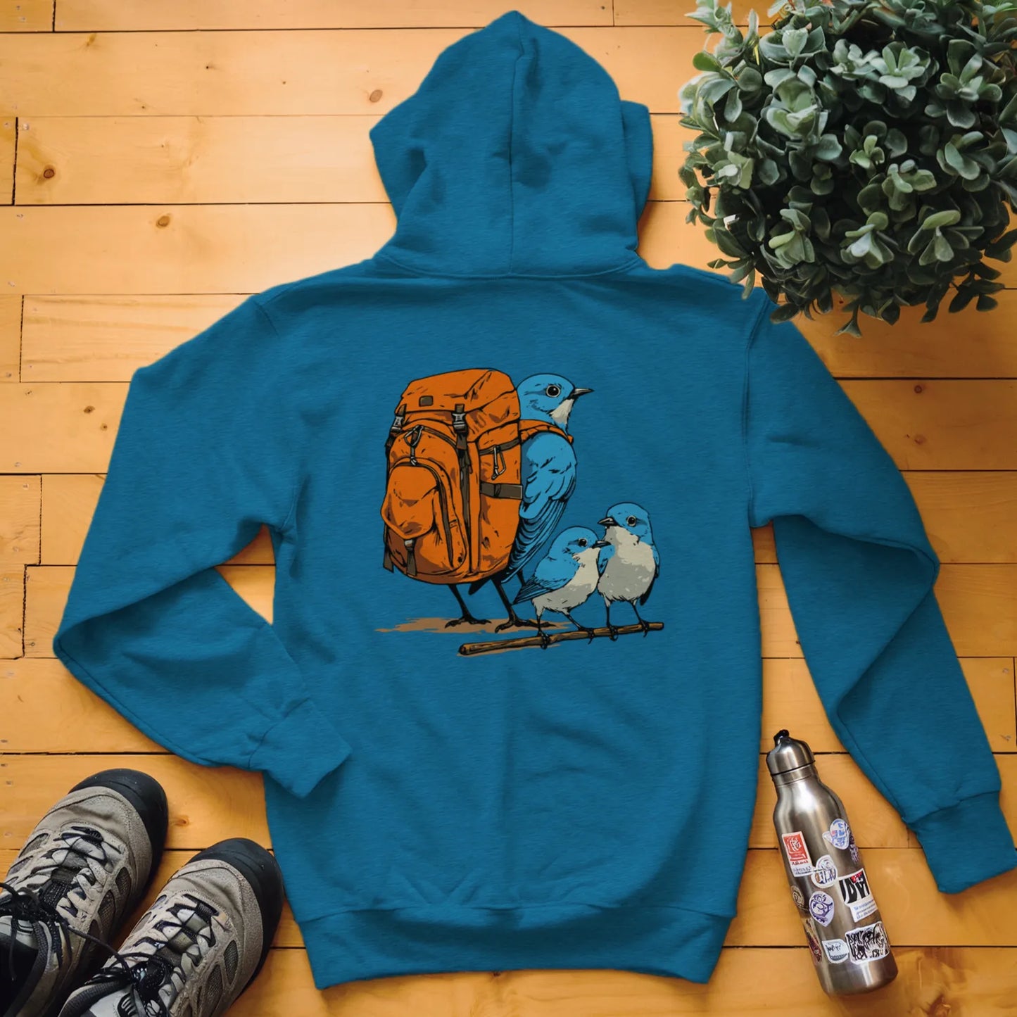 Bluebird Backpacker Family Hoodie