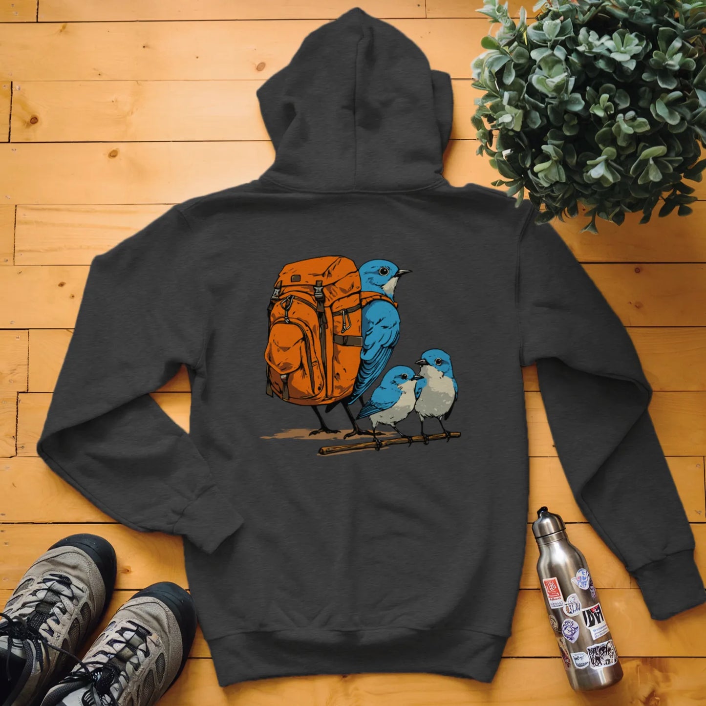 Bluebird Backpacker Family Hoodie