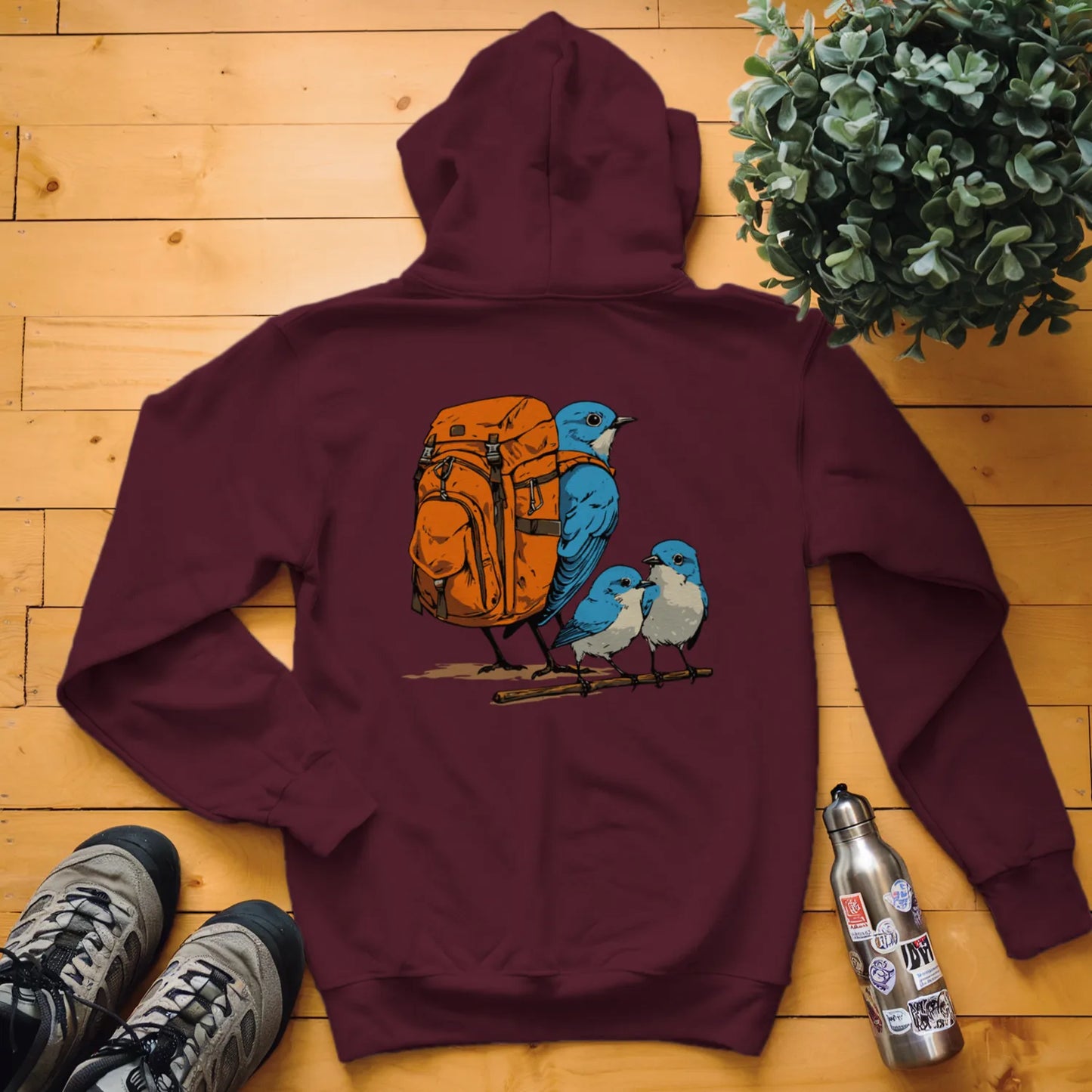 Bluebird Backpacker Family Hoodie
