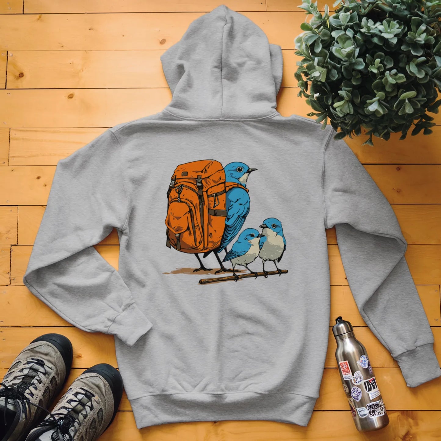 Bluebird Backpacker Family Hoodie