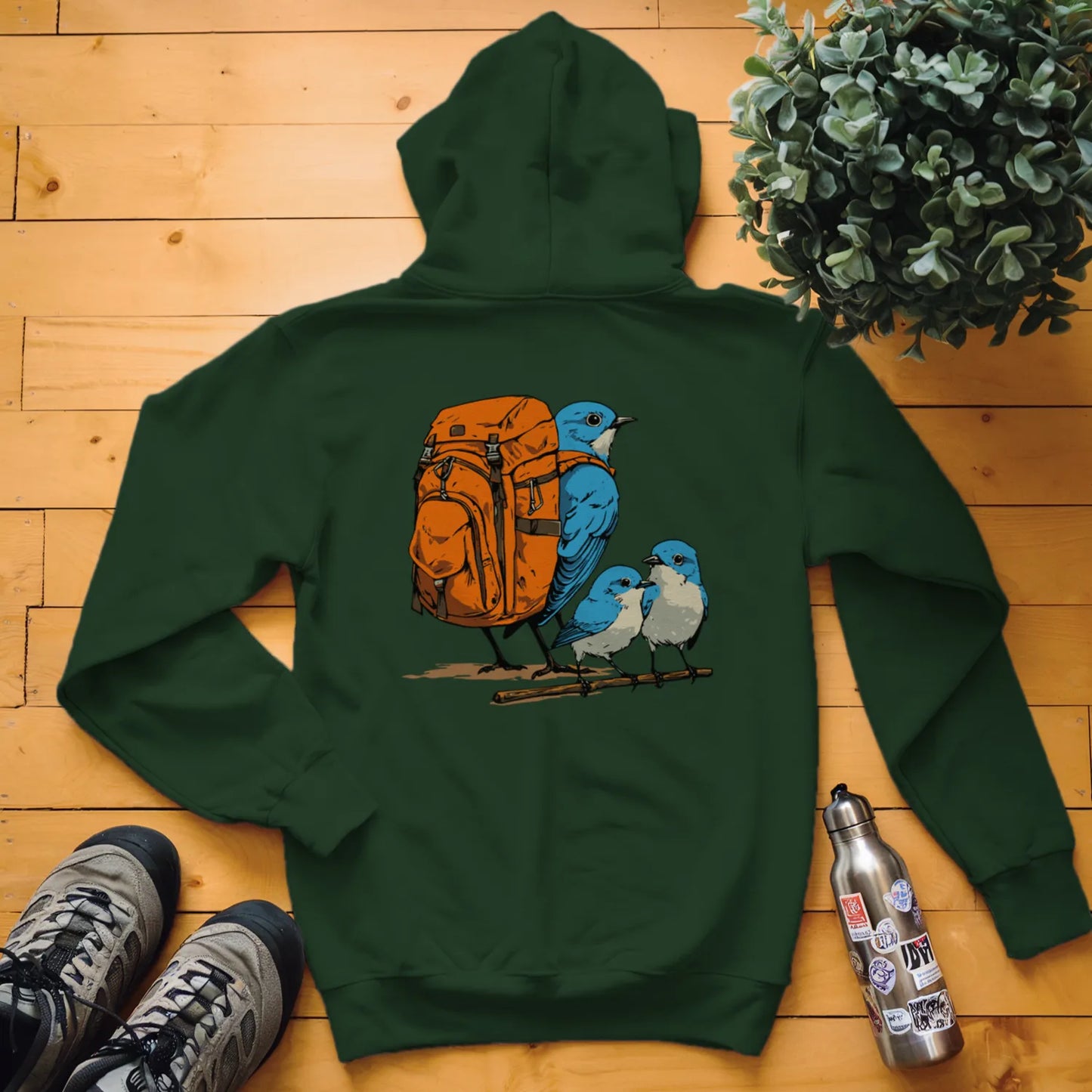 Bluebird Backpacker Family Hoodie