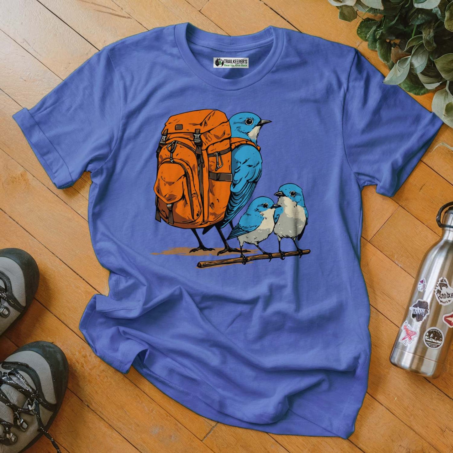 Bluebird Backpacker Family T-Shirt