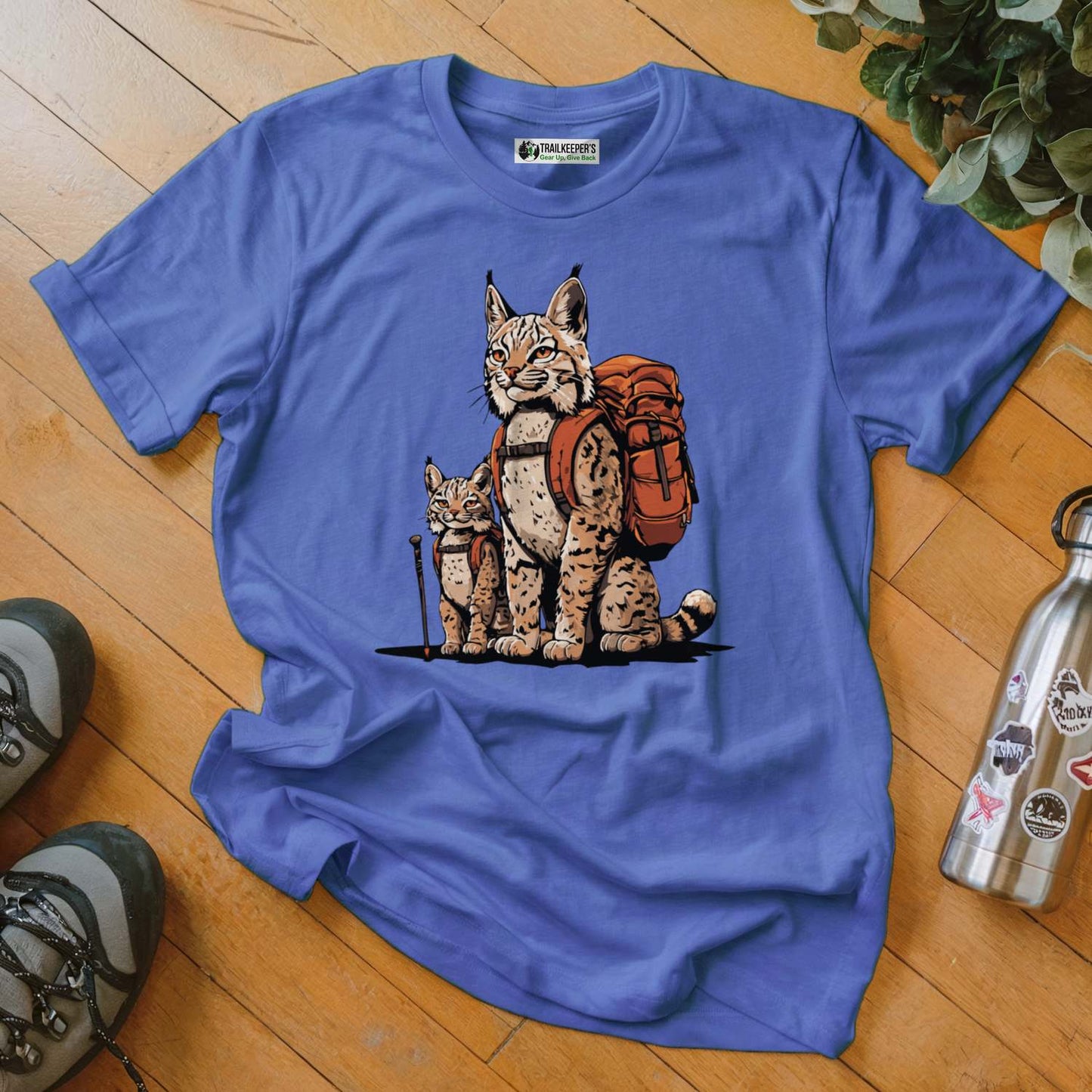 Bobcat Backpacker Family T-Shirt