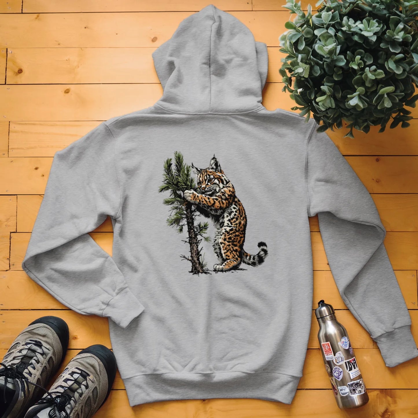 Bobcat Tree Hugger Hoodie