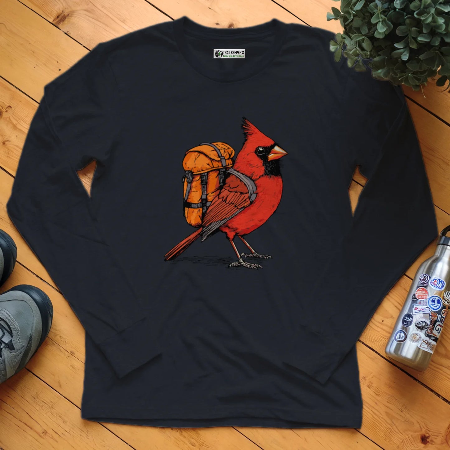 Cardinal Backpacker Long Sleeve T-Shirt
