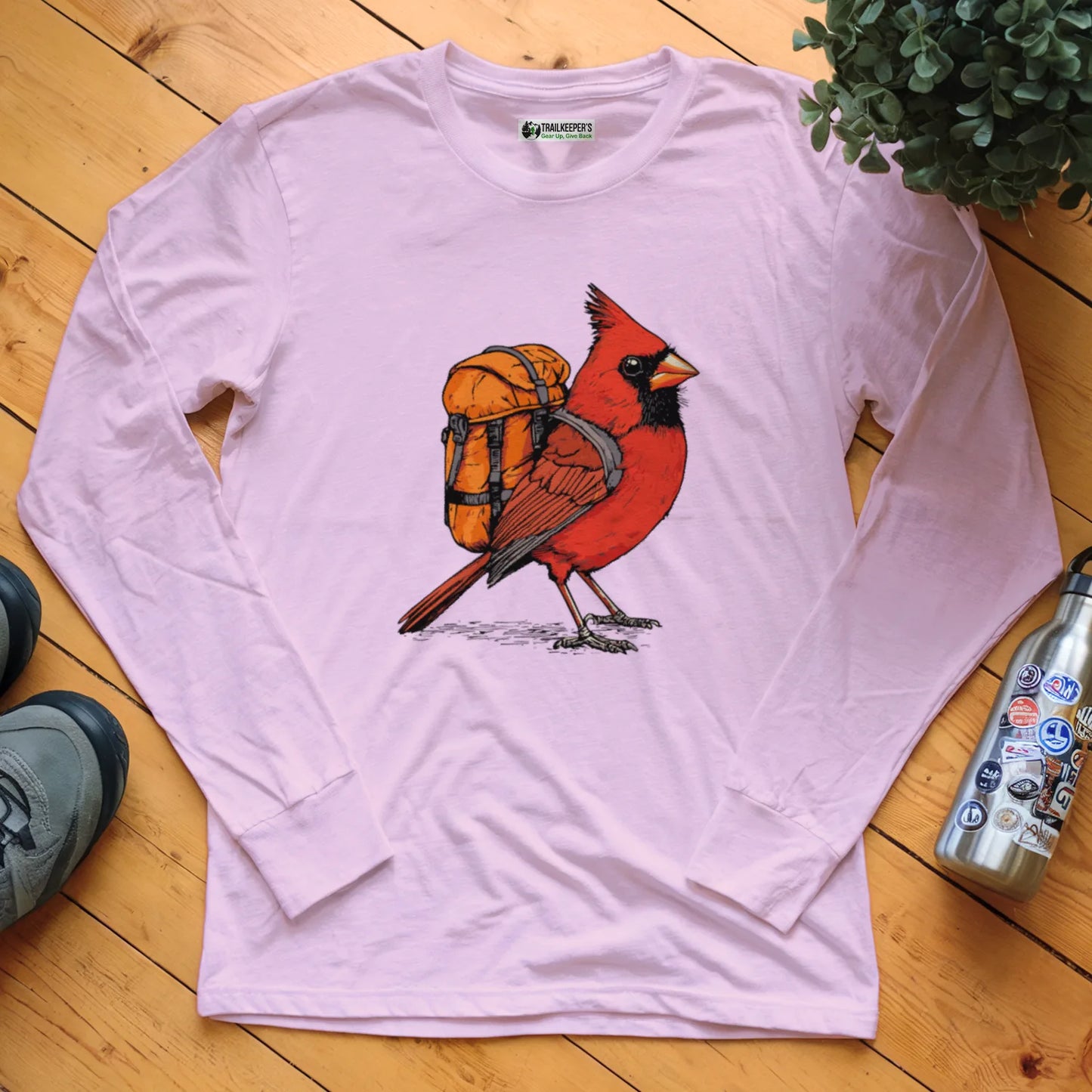Cardinal Backpacker Long Sleeve T-Shirt