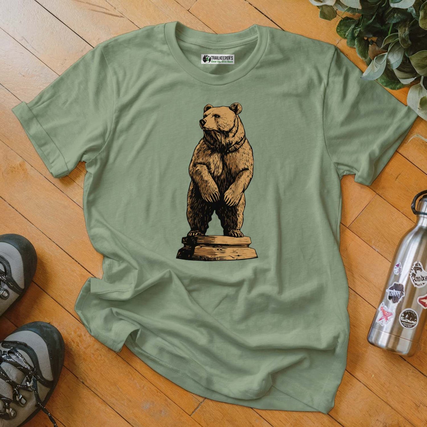 Carved Bear Statue T-Shirt