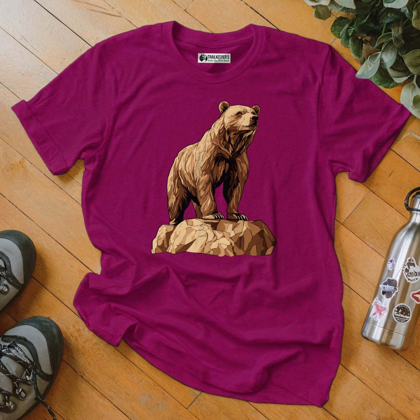 Carved Bear Statue T-Shirt
