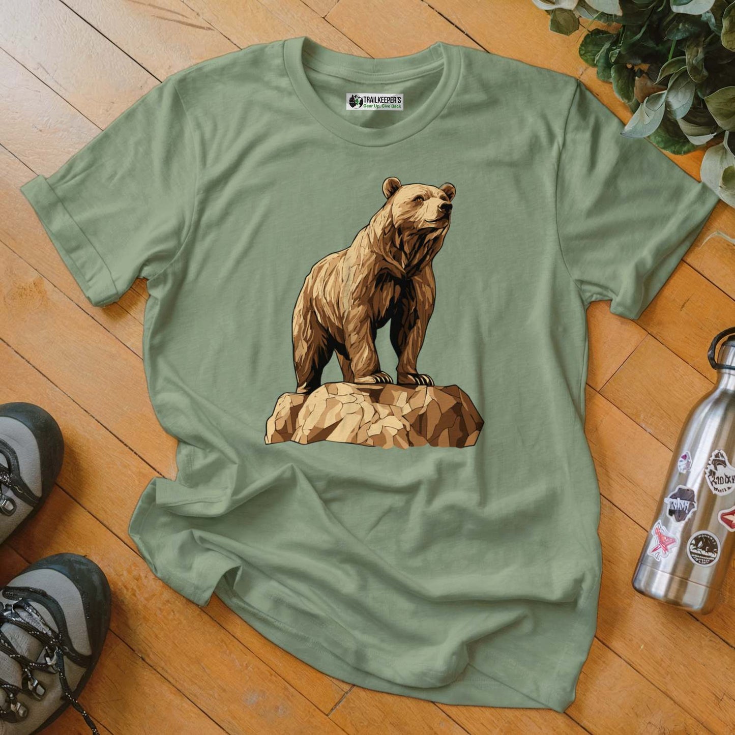 Carved Bear Statue T-Shirt