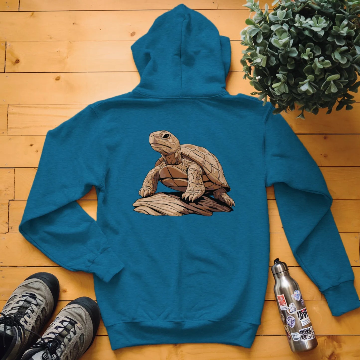 Carved Turtle Statue Hoodie