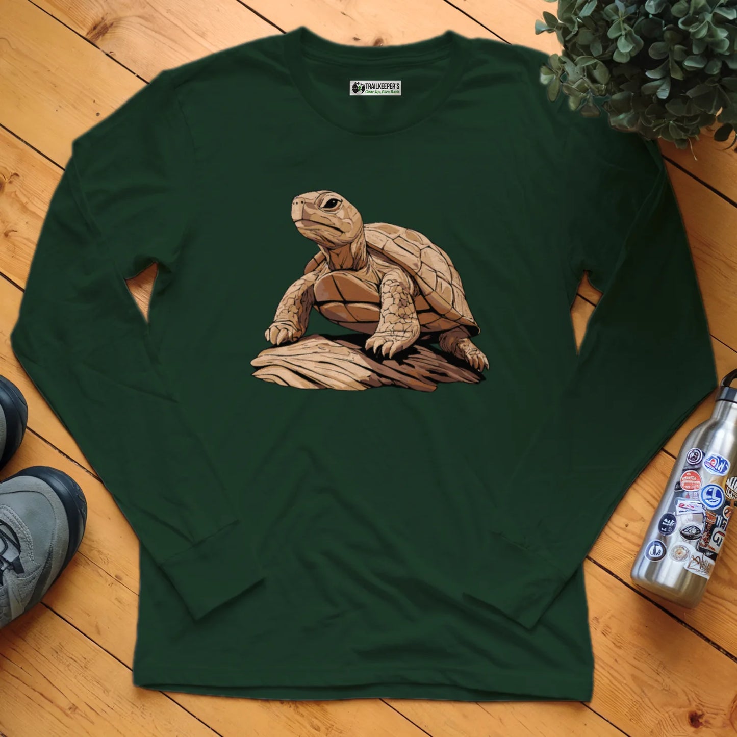 Carved Turtle Statue Long Sleeve T-Shirt