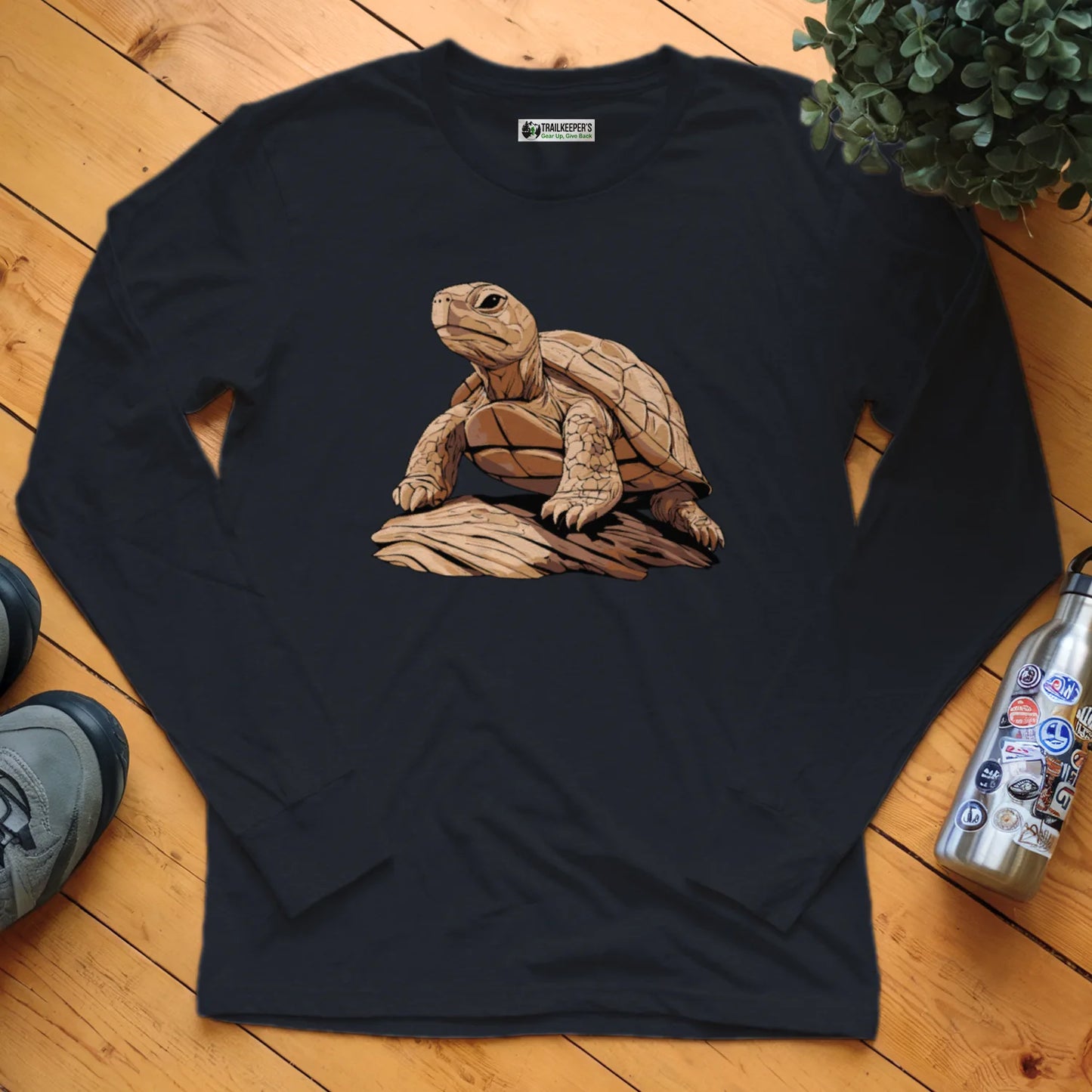 Carved Turtle Statue Long Sleeve T-Shirt
