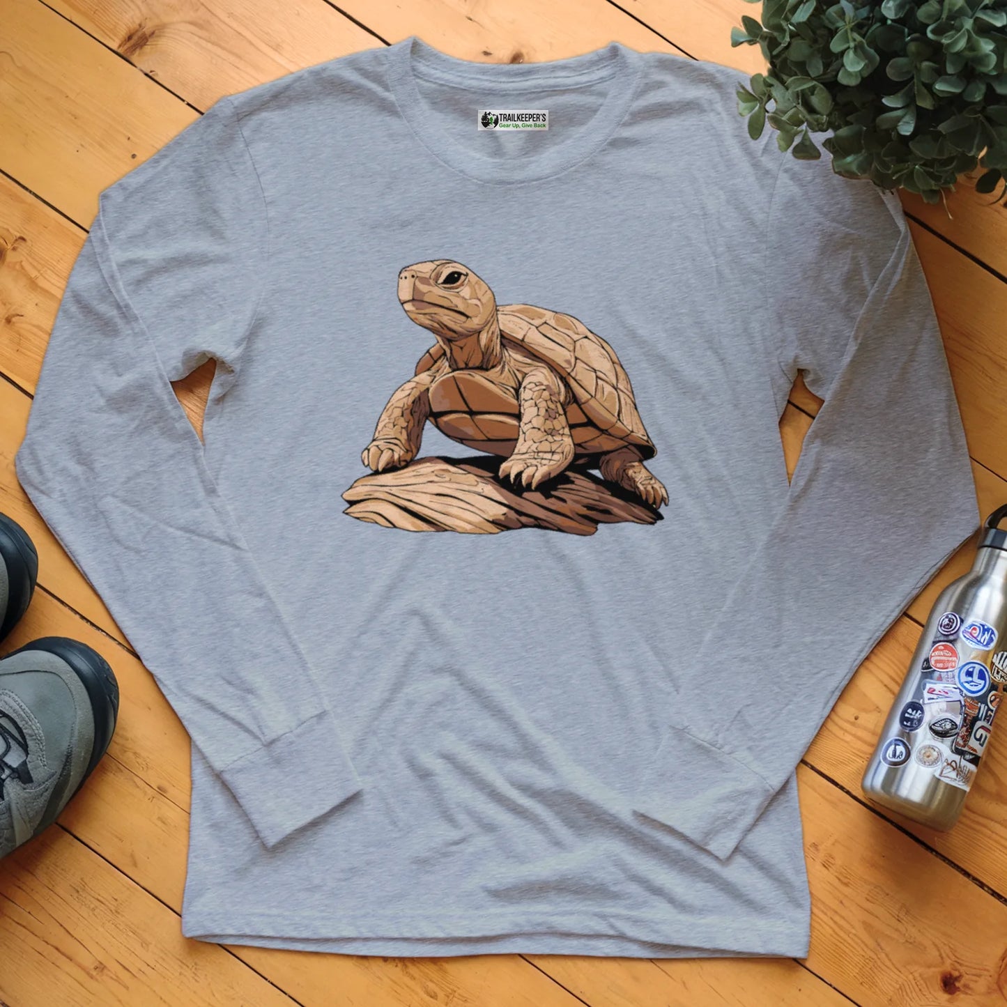 Carved Turtle Statue Long Sleeve T-Shirt