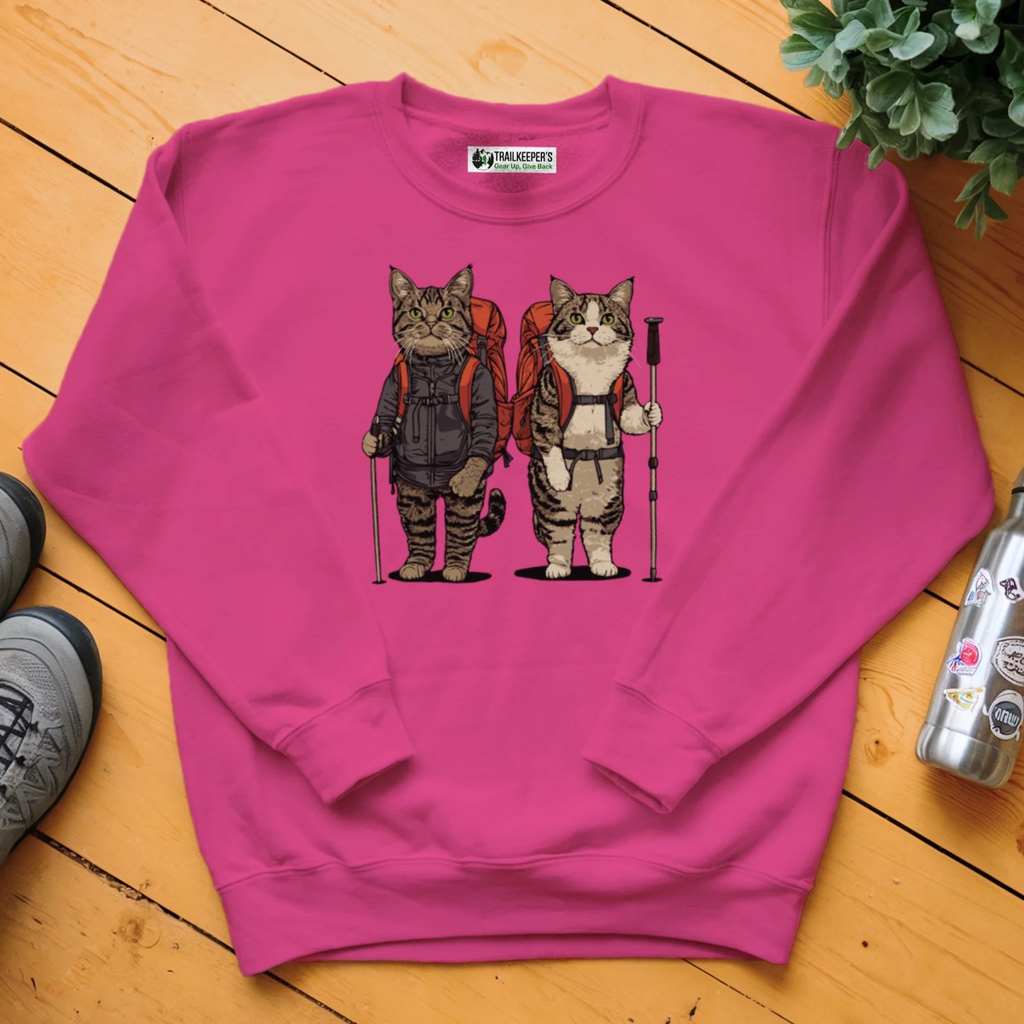 Cat Backpacker Buddies Sweatshirt