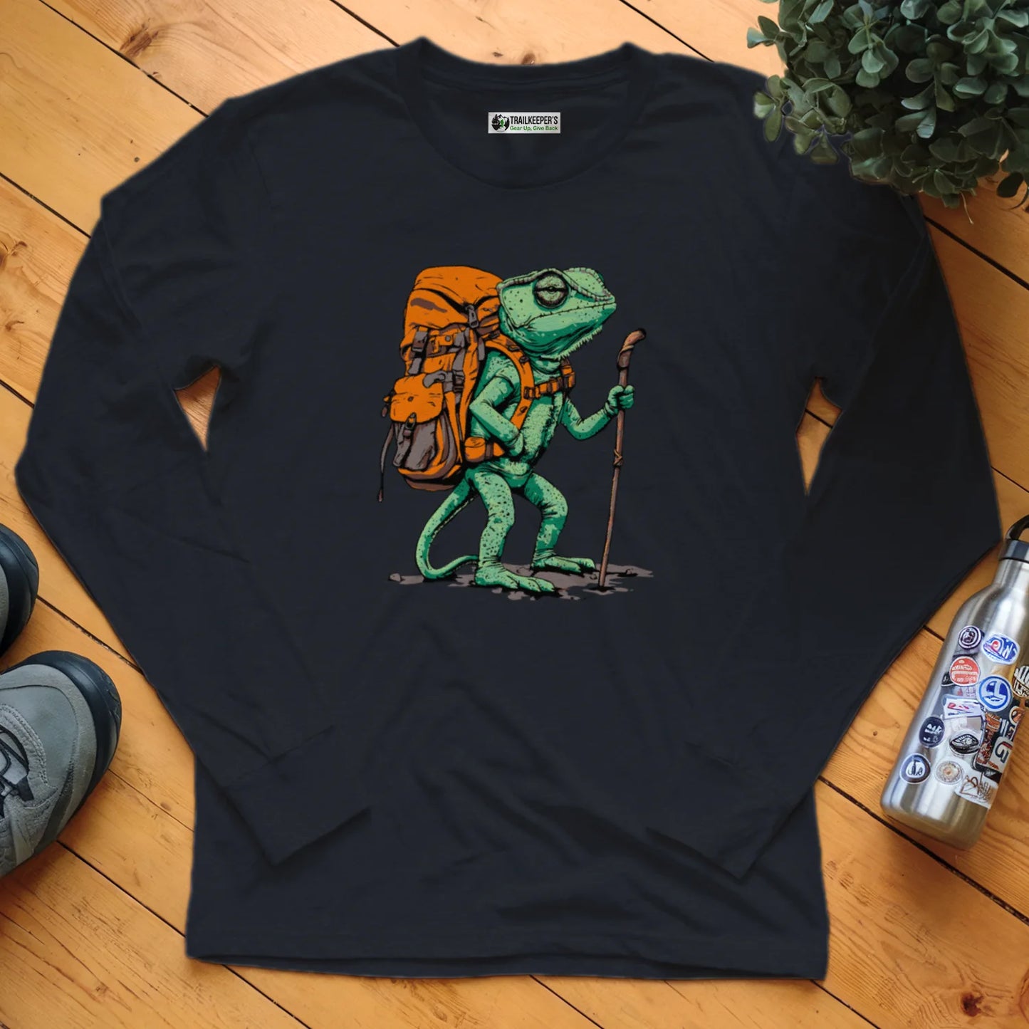 Chameleon Backpacker Long Sleeve T-Shirt