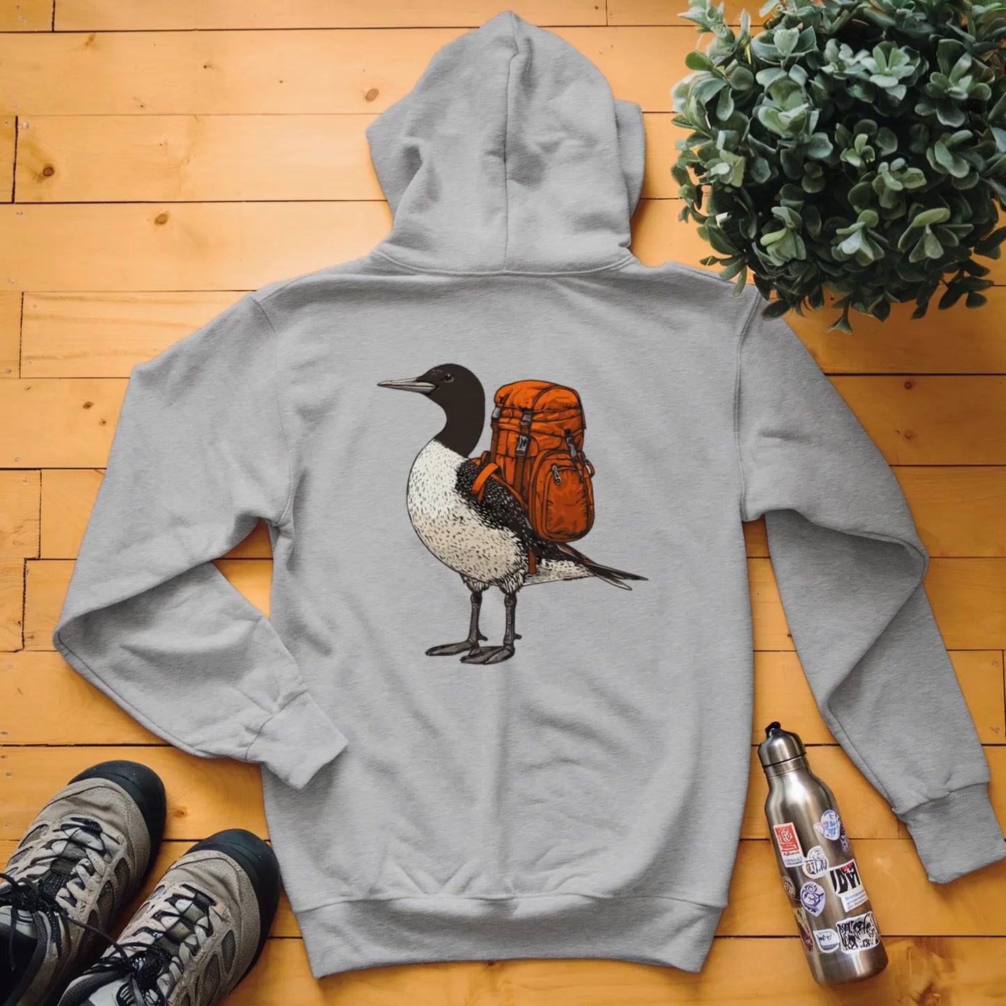 Common Loon Backpacker Hoodie