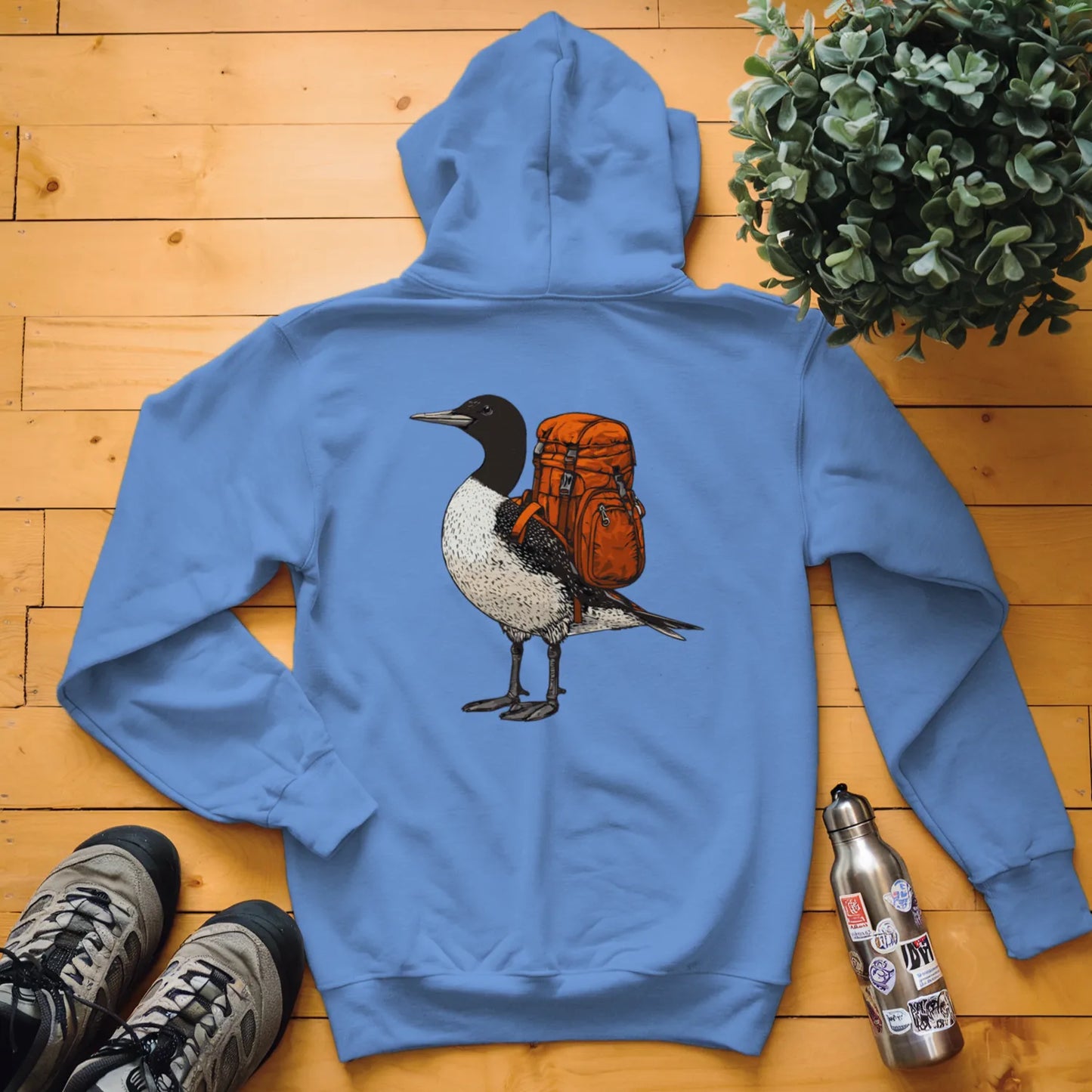 Common Loon Backpacker Hoodie