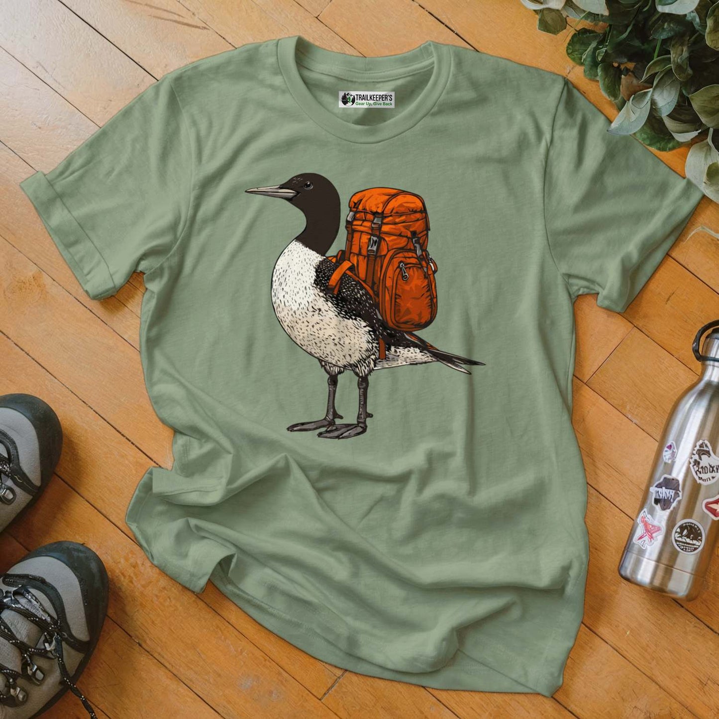Common Loon Backpacker T-Shirt