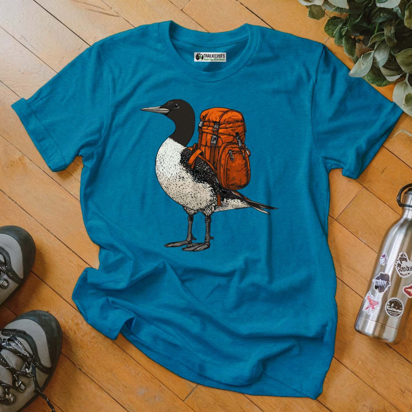 Common Loon Backpacker T-Shirt