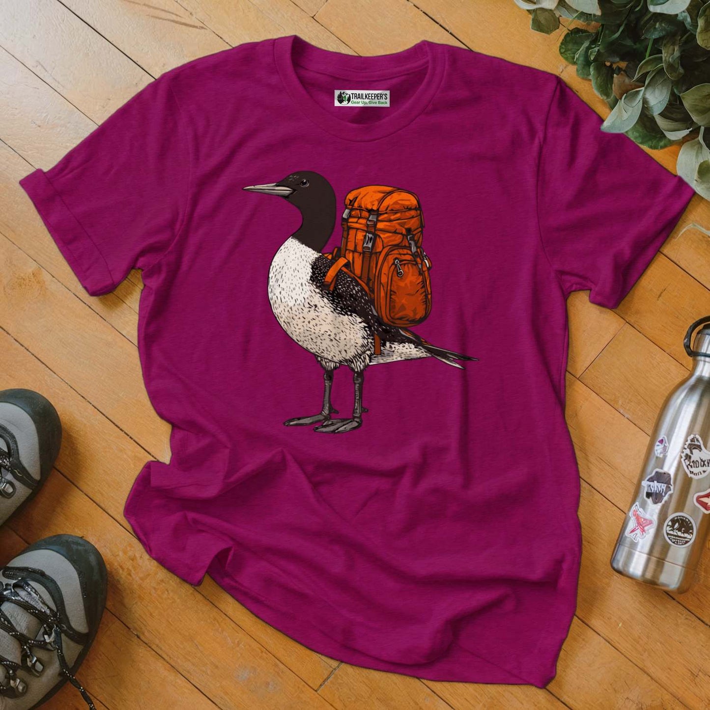 Common Loon Backpacker T-Shirt