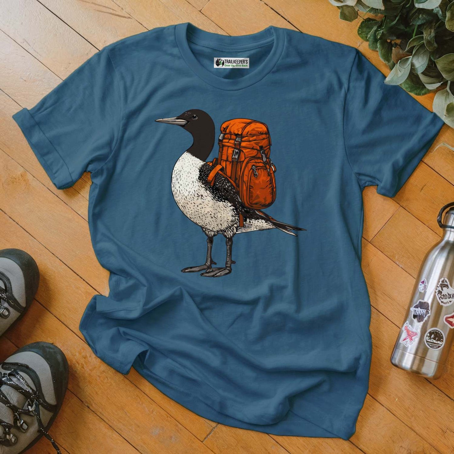 Common Loon Backpacker T-Shirt
