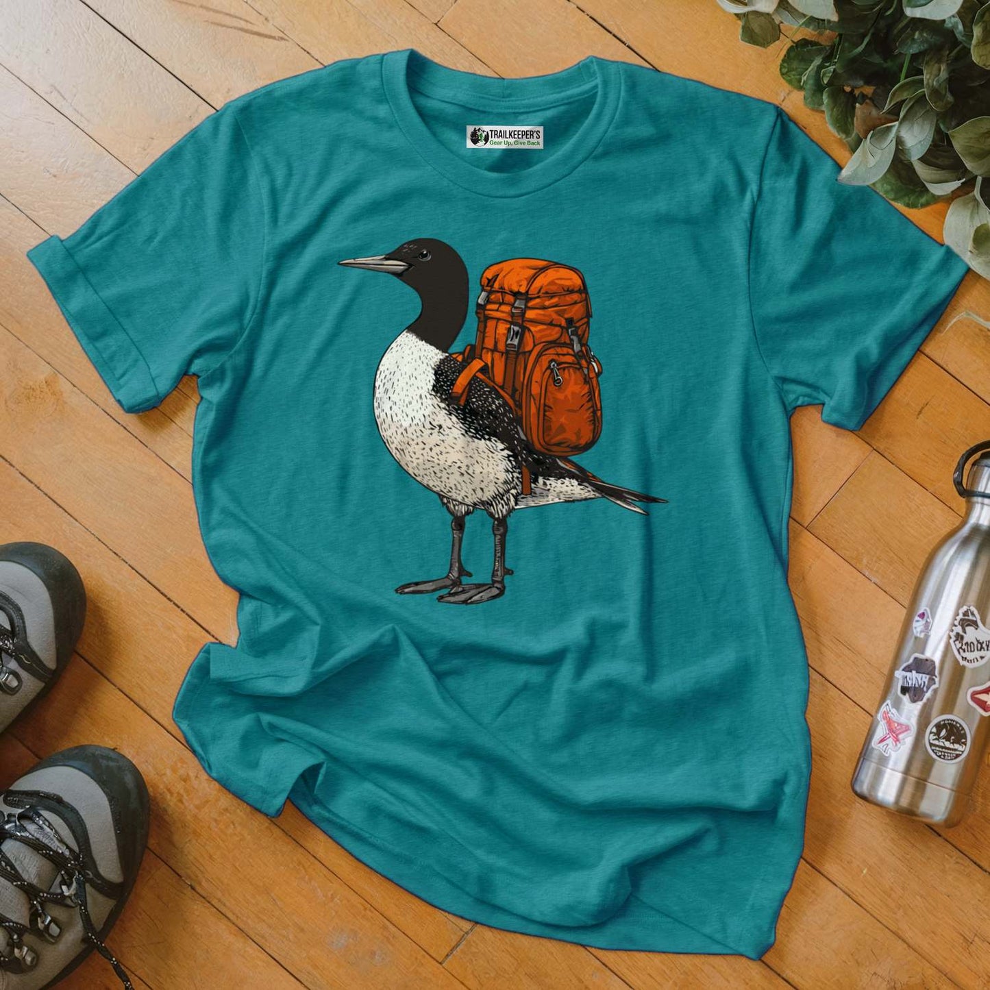 Common Loon Backpacker T-Shirt