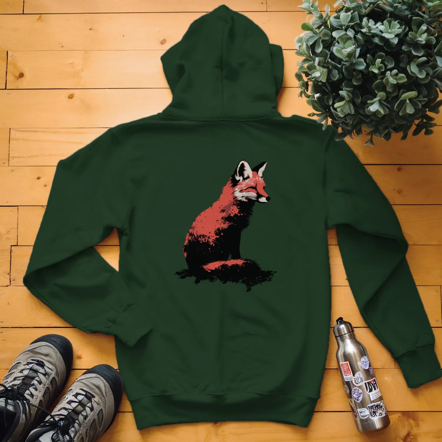 Distressed Fox Hoodie