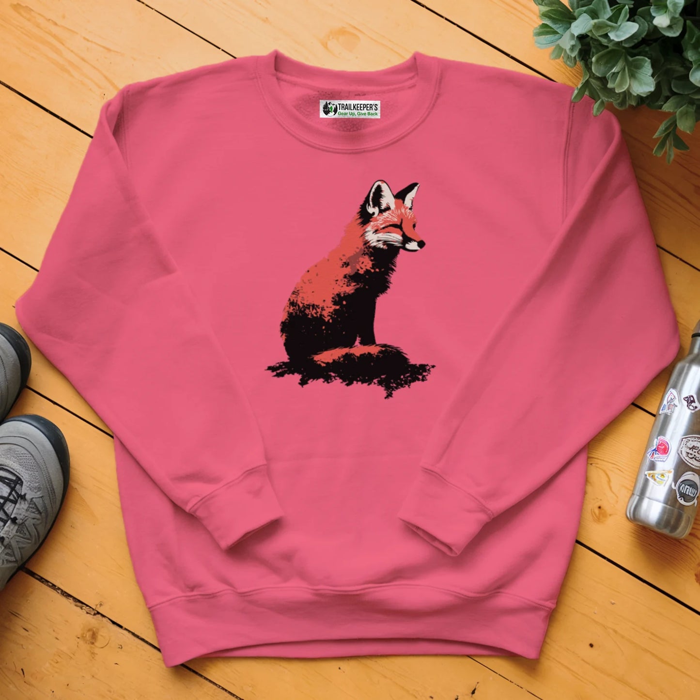 Distressed Fox Sweatshirt