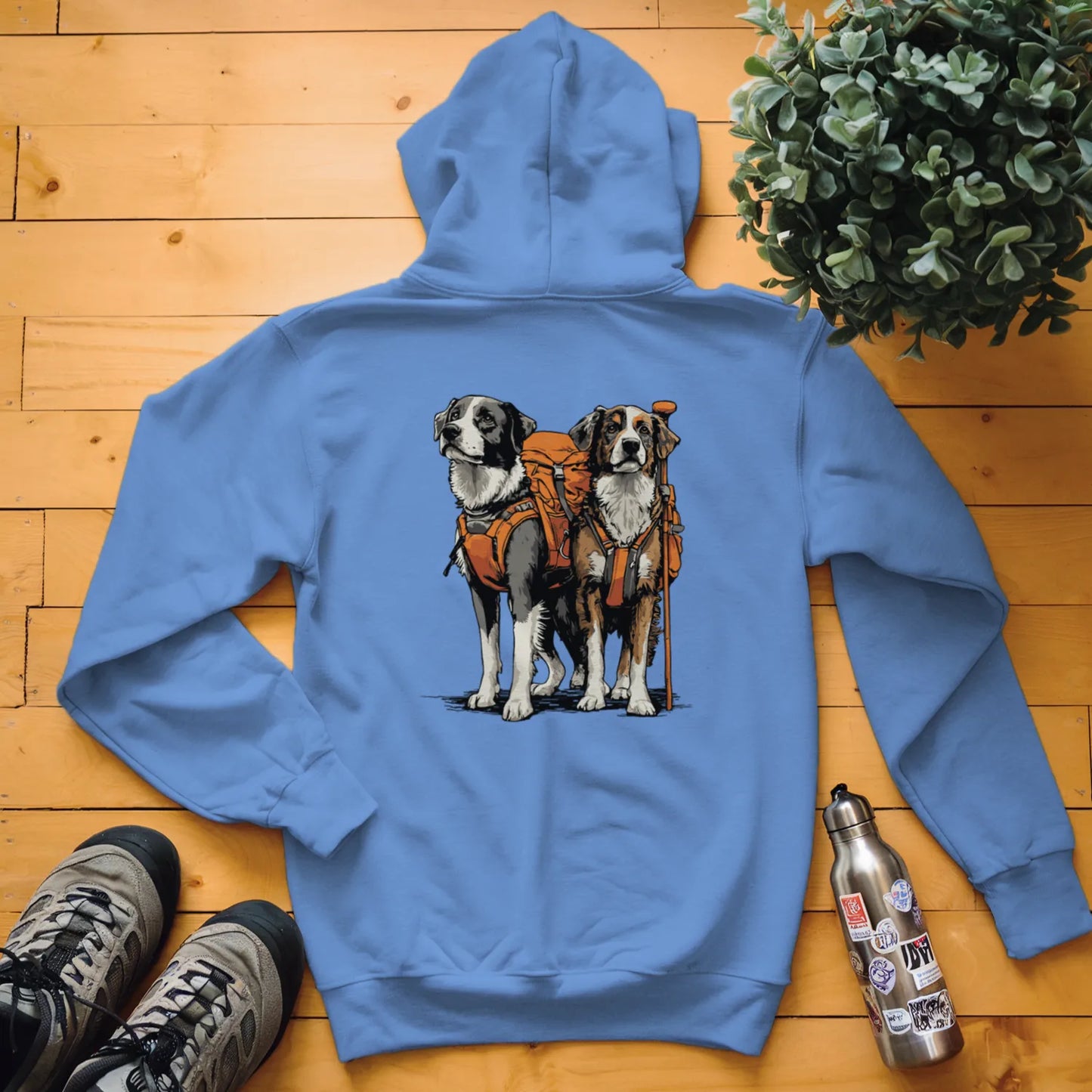 Dog Backpacker Buddies Hoodie