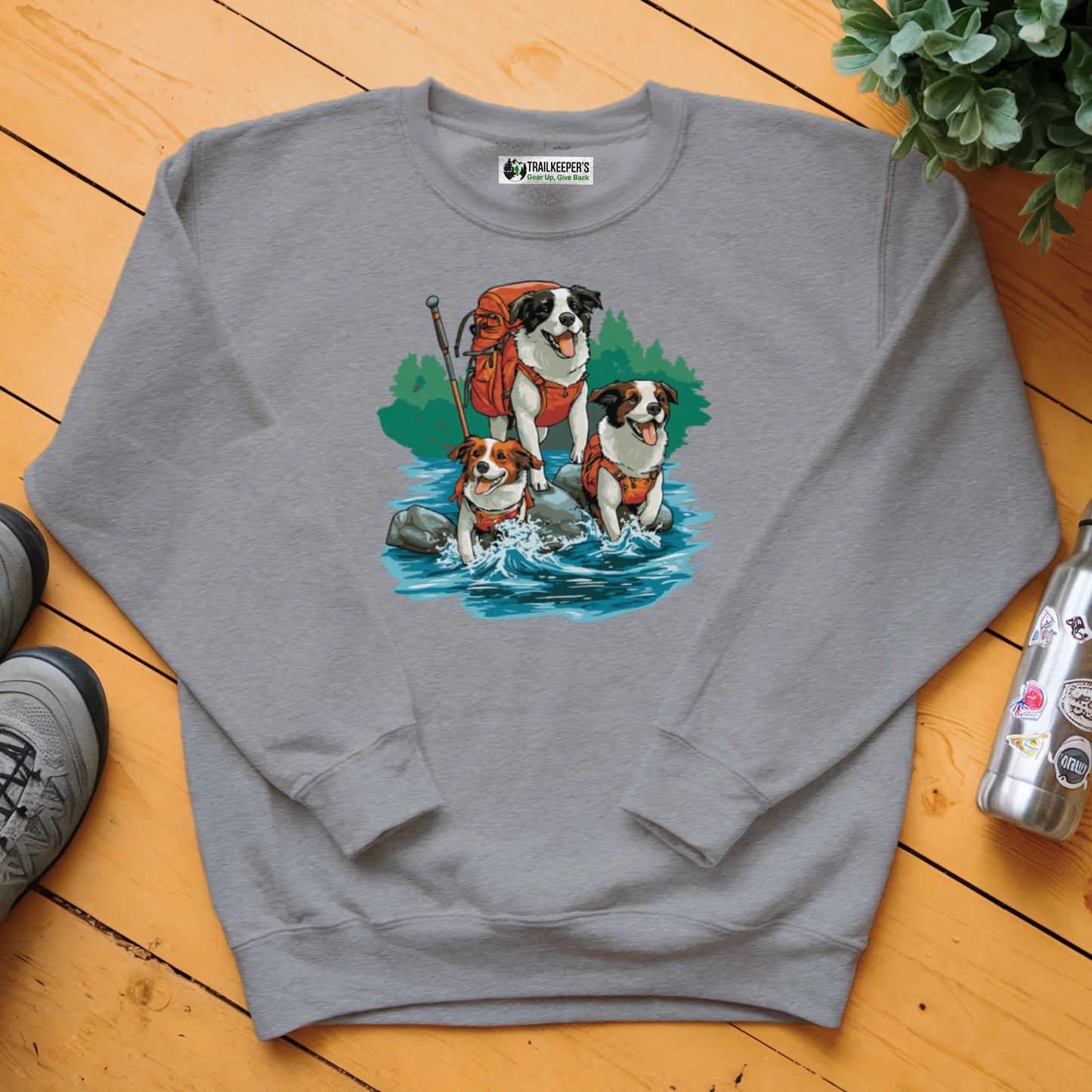 Dog Backpacker Family Sweatshirt