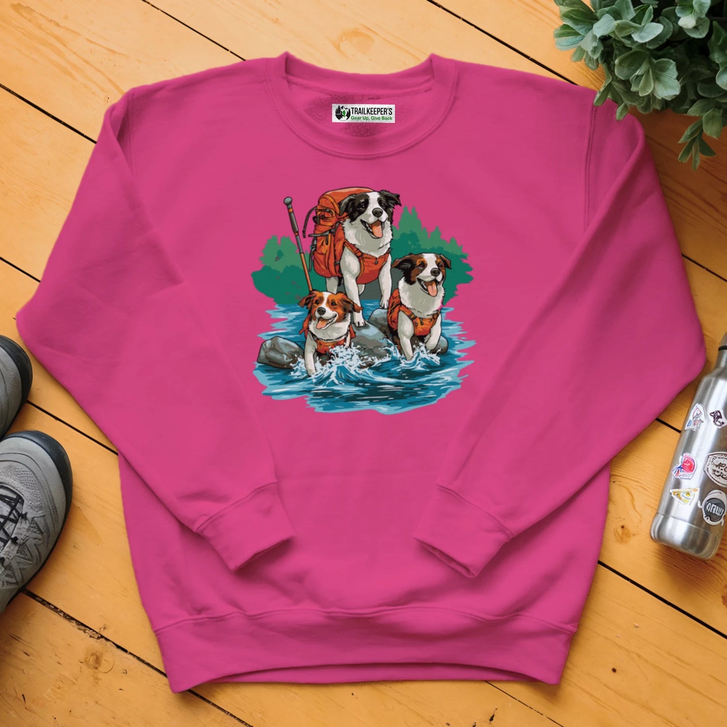 Dog Backpacker Family Sweatshirt