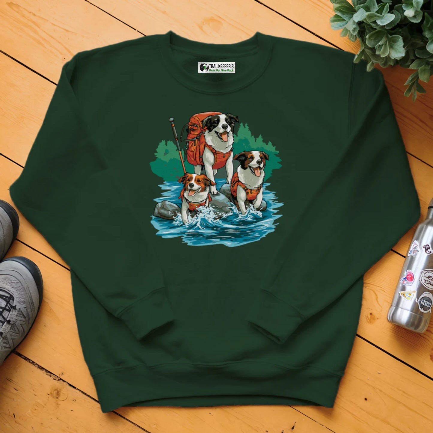 Dog Backpacker Family Sweatshirt