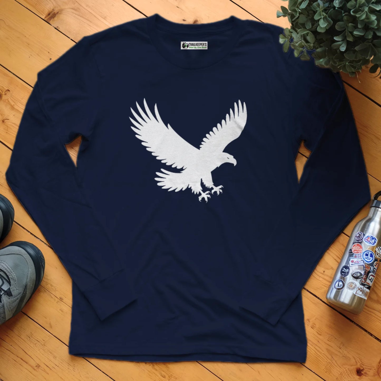 Eagle Silhouette Long Sleeve T-Shirt