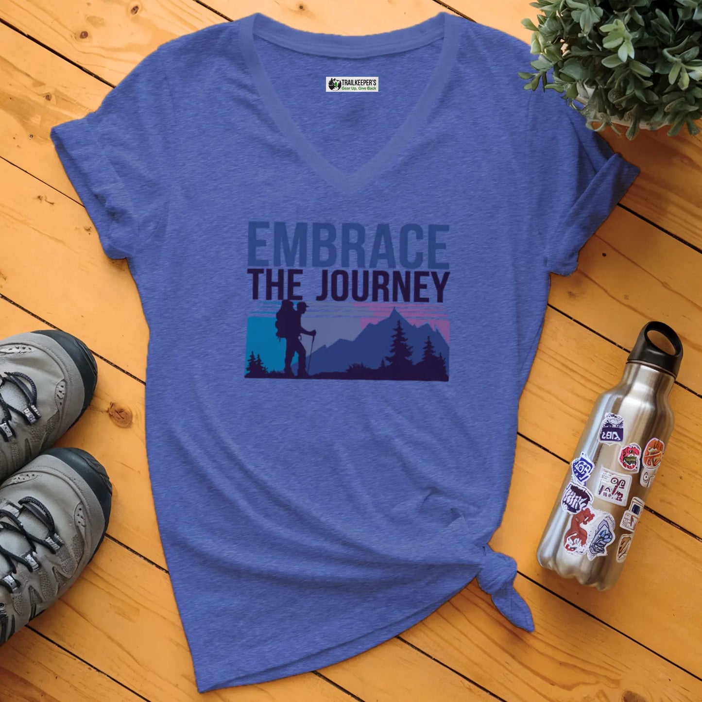 Embrace The Journey V-Neck T-Shirt