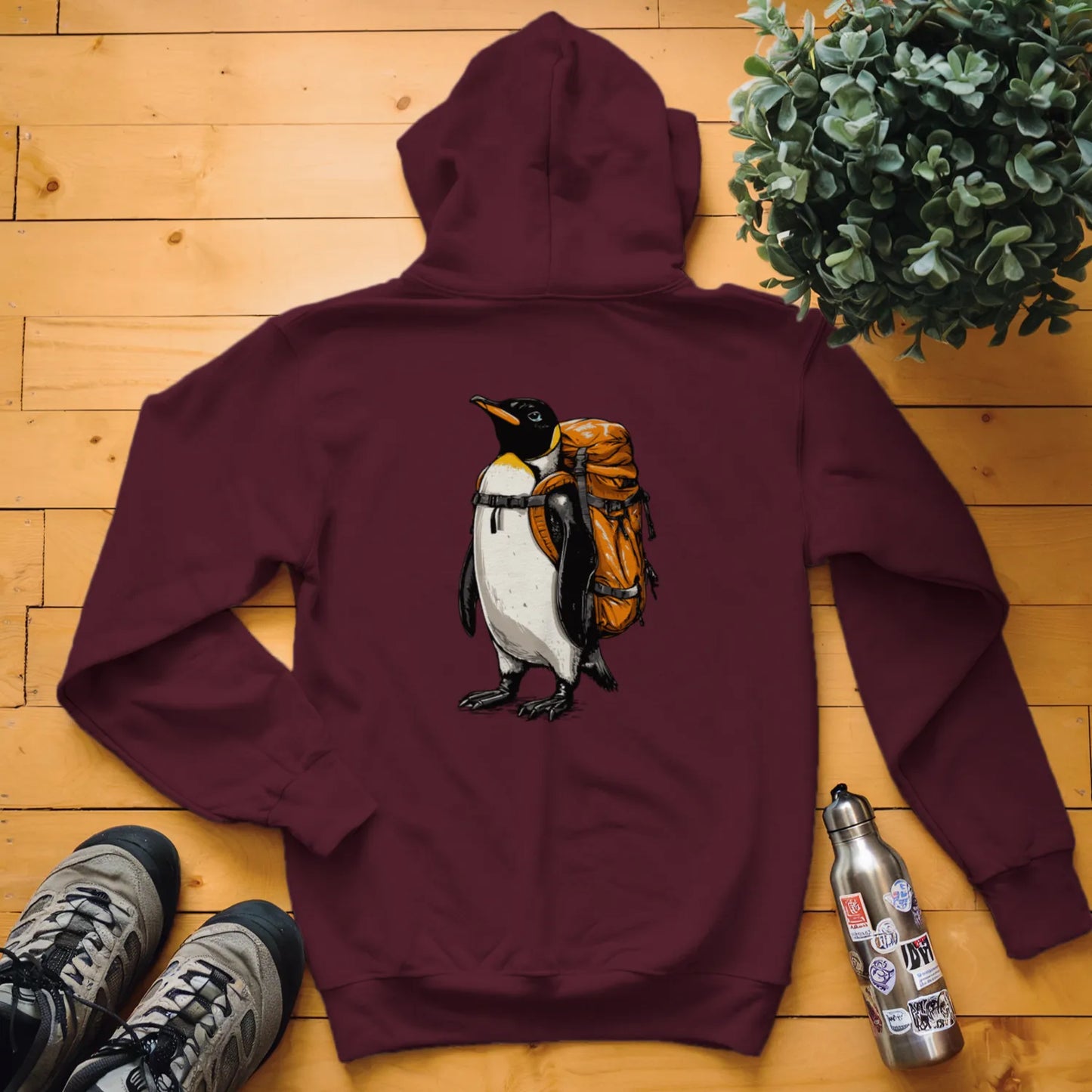 Emperor Penguin Backpacker Hoodie